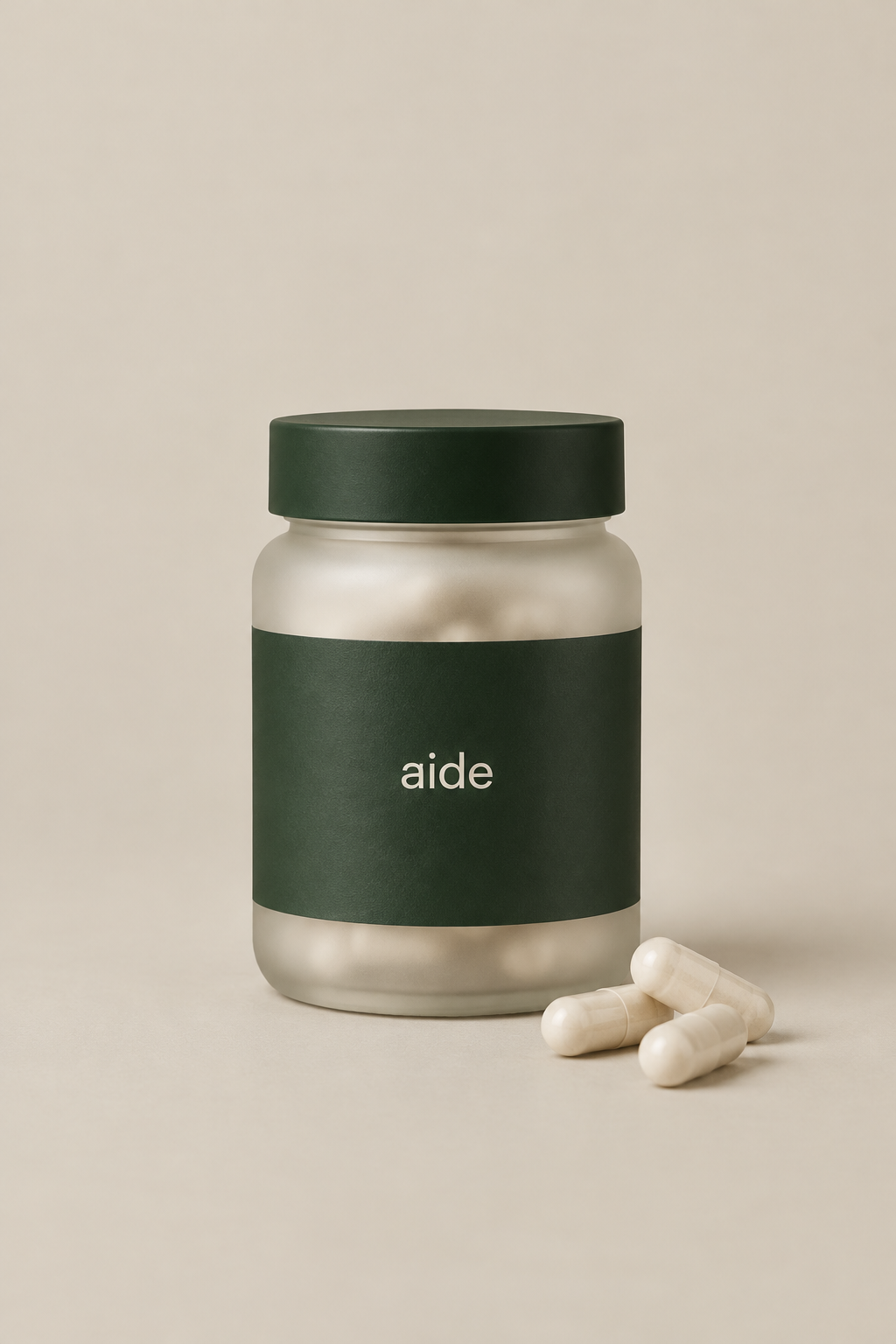 Aide tadalafil capsules bottle