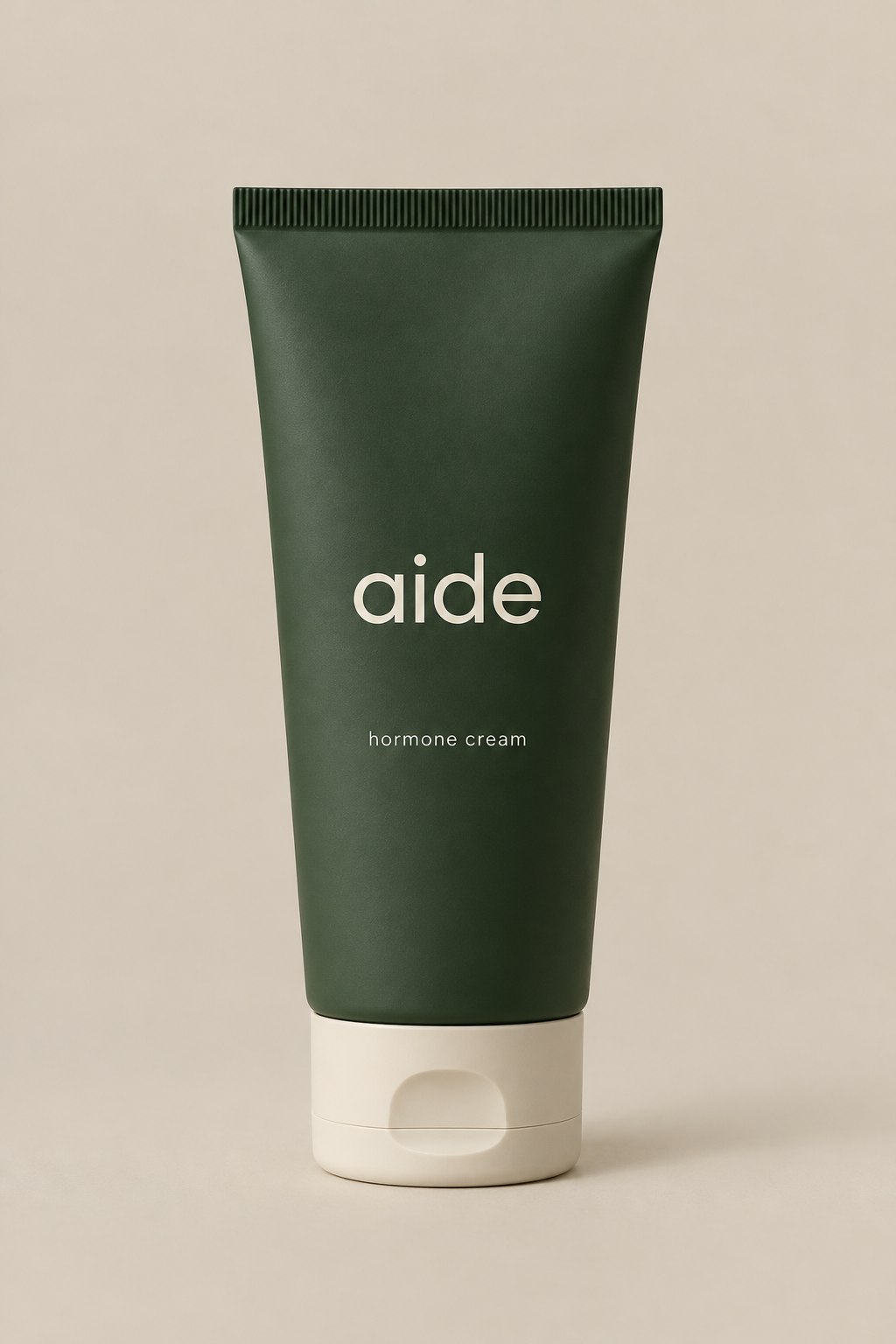 Aide estradiol hormone cream jar